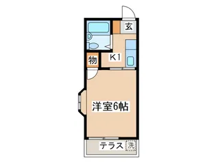 ホワイトハイツ【2階】の間取り