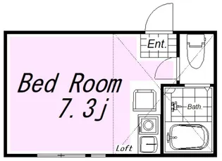 ユナイト根岸ジュテーム【1階】の間取り