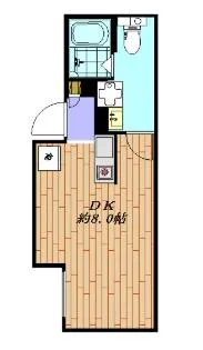 Flat K KASUYA【1階】の間取り