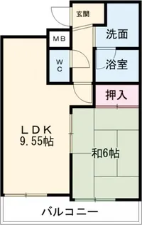 カサセントロ【4階】の間取り