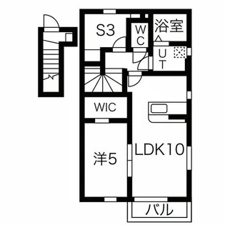 East Village I棟【2階】の間取り