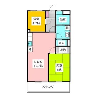 ラ・フォーレ小見野I【3階】の間取り