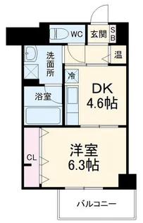 Avenue静岡茶町【2階】の間取り