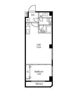湯島ハイツ千梅【5階】の間取り