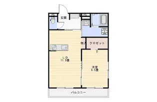 Queen palace【1階】の間取り