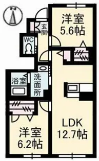 パッション C棟【1階】の間取り