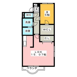 キャッツ青山【4階】の間取り