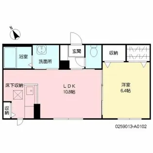 竹苑 I棟【1階】の間取り