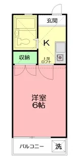 湘南台ドミール21A【1階】の間取り