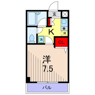 シャンビージュ【3階】の間取り