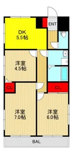 埼玉県川口市上青木西4【マンション】の間取り