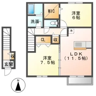 ソフィアコート【2階】の間取り