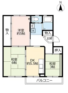 3DKの間取り画像