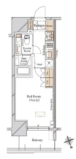 ブランシエスタ飯田橋【3階】の間取り
