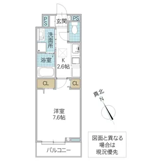 フォレスト佐貫【1階】の間取り