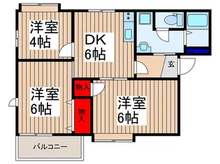 リバ-ヒルFUJI【2階】の間取り