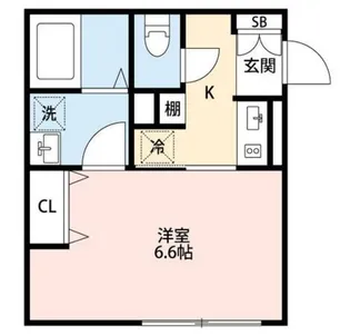 J-ARC三軒茶屋【1階】の間取り