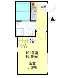 東京都葛飾区東四つ木1【アパート】の間取り