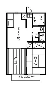 エルフォートルミナスV【2階】の間取り