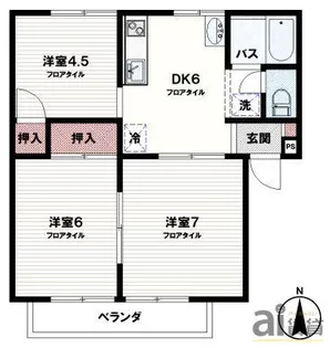 埼玉県和光市本町【アパート】の間取り