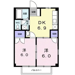 アクティブ・セキ【2階】の間取り