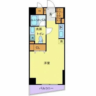 東京都文京区千駄木3【マンション】の間取り
