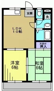 WELL KAWADA【1階】の間取り