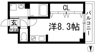 ローレルコート東久代【2階】の間取り