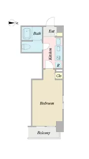 1Kの間取り画像