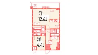 神奈川県横浜市西区戸部本町【マンション】の間取り