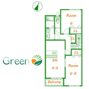 ベルクラージュ【2階】の間取り