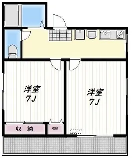 メゾンドソレイユ【4階】の間取り