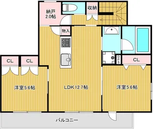 ヴェルデ【3階】の間取り
