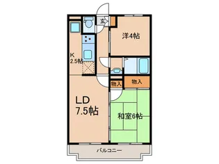 クリオ蒲田東ホームズ【2階】の間取り