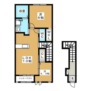 アジュール【2階】の間取り