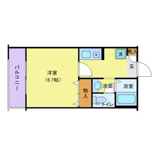 クレール幡ヶ谷【2階】の間取り