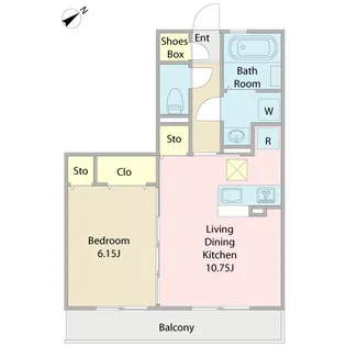 エトワール【3階】の間取り