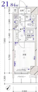 東京都品川区荏原1【マンション】の間取り