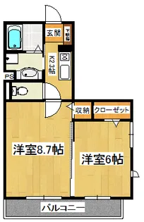 ラ フレーズ【1階】の間取り