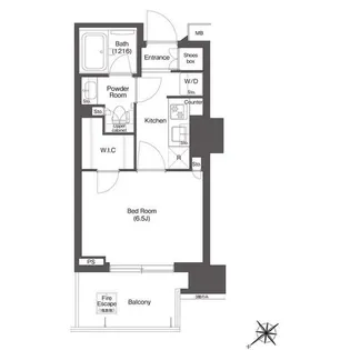 東京都中野区本町4【マンション】の間取り