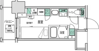 キャンパスヴィレッジ溝の口【5階】の間取り