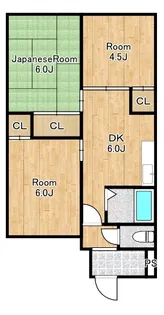 アメニティー千島【4階】の間取り