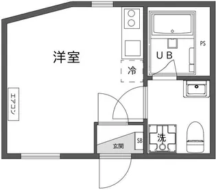 D BASE王子神谷【5階】の間取り