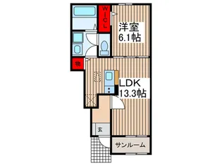 ルーチェ【2階】の間取り