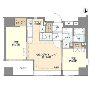 東京都中央区湊3【マンション】の間取り
