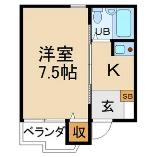 ヴィクトル香里【4階】の間取り