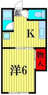 田村コーポ【1階】の間取り