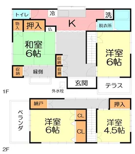 神奈川県小田原市扇町5【一戸建】の間取り