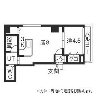 カサール・ガルシア【2階】の間取り