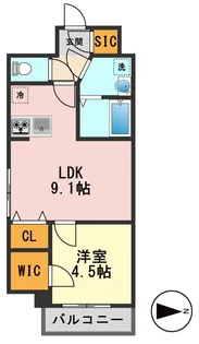 SRESIDENCE瑞江【6階】の間取り